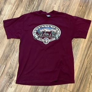 Vintage Shirt Colorado Rocky Mountains Preserve Protect Sz XL